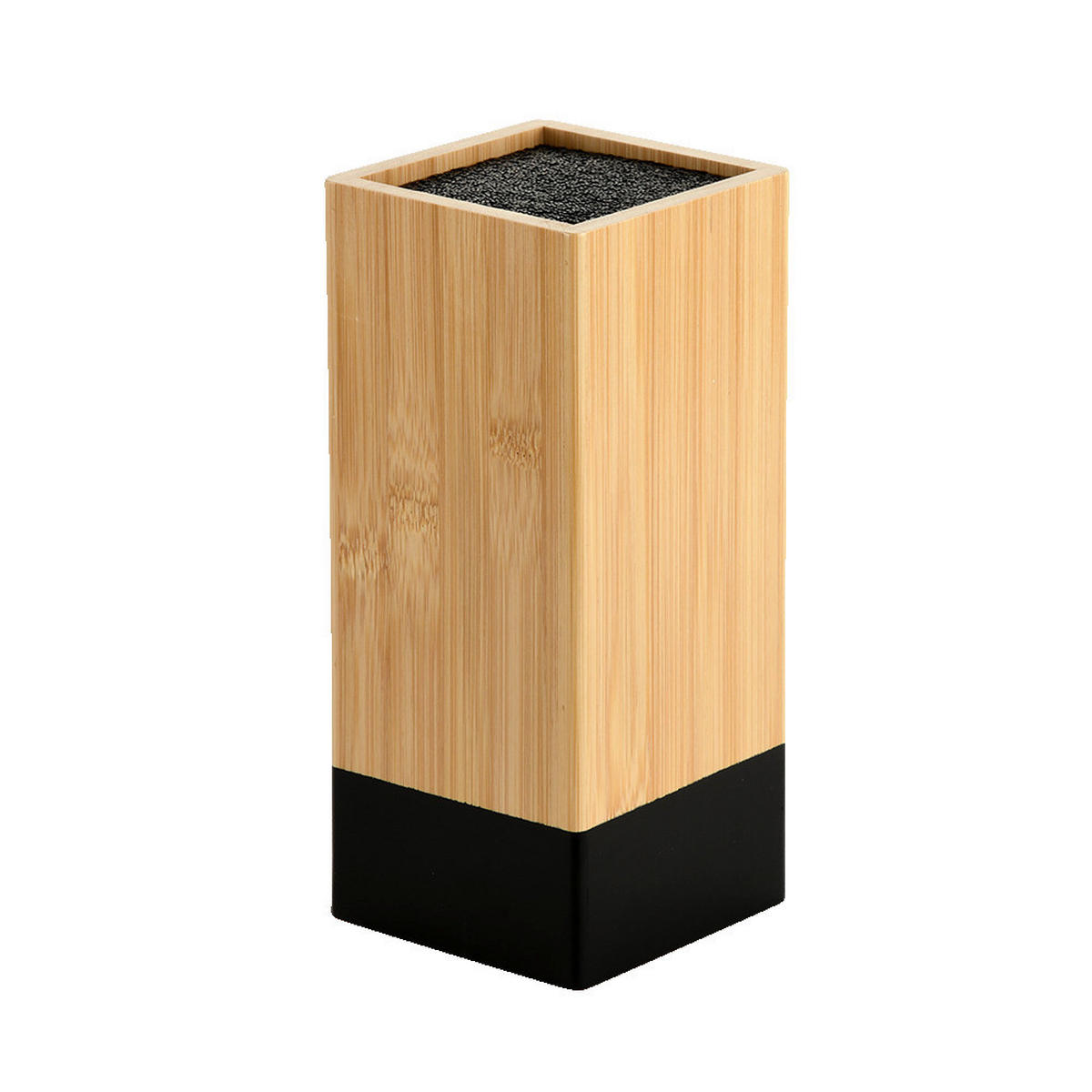 Kesper Messerblock Messerblock - braun/schwarz (10,00/10,00/23,00cm) - Kesper