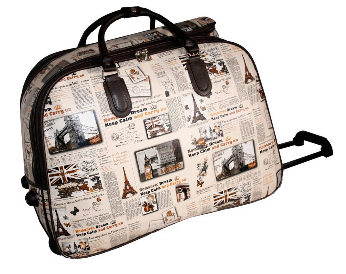Rollreisetasche sortiert B/H/L: ca. 40x55x30 cm Rollreisetasche - sortiert (30,00/40,00/55,00cm)