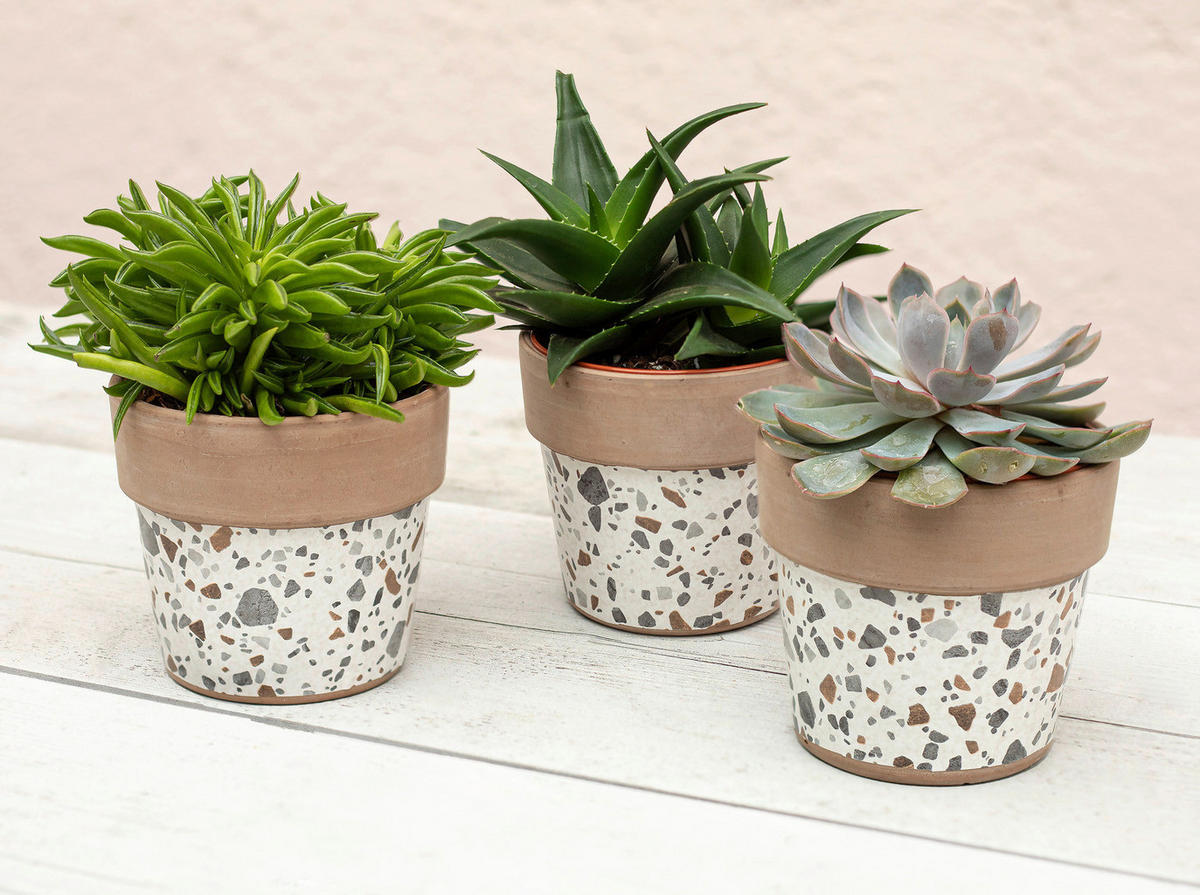 d-c-fix Dekofolie Steine Terrazzo Steine grau bunt B/L: ca. 45x200 cm Steine - bunt/grau (45,00/200,00cm) - d-c-fix