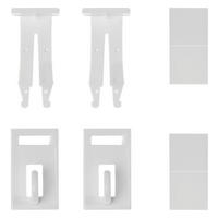 Fensterhaken für Dekoration weiß 2 Packstücke Fensterhaken_Deko_Klemmfix - weiß - LICHTBLICK