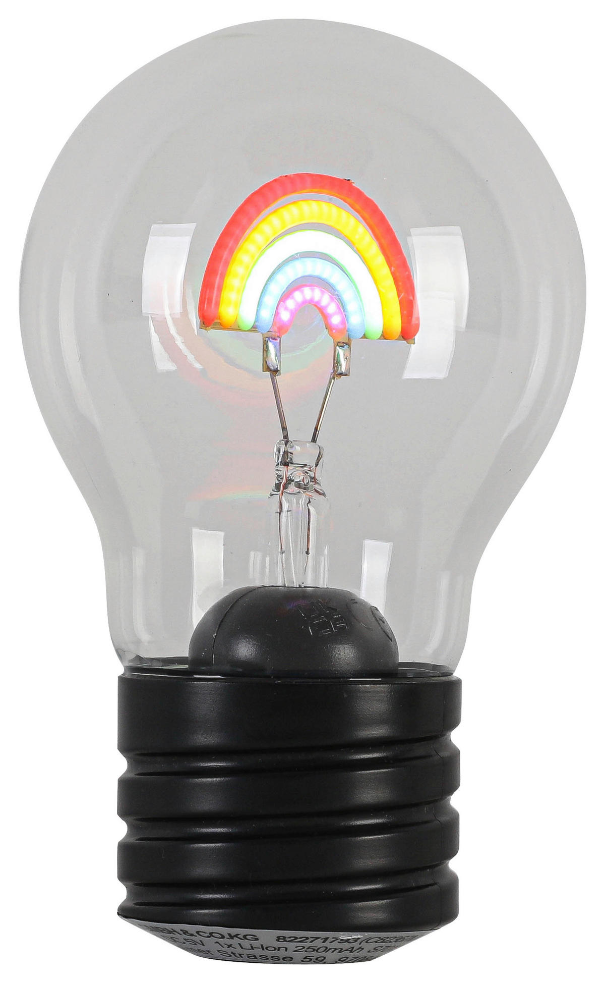 Nolo LED-Dekoleuchte H/D: ca. 12x7 cm LED-Dekoleuchte_Regenbogen - (7,00/12,00cm) - Nolo