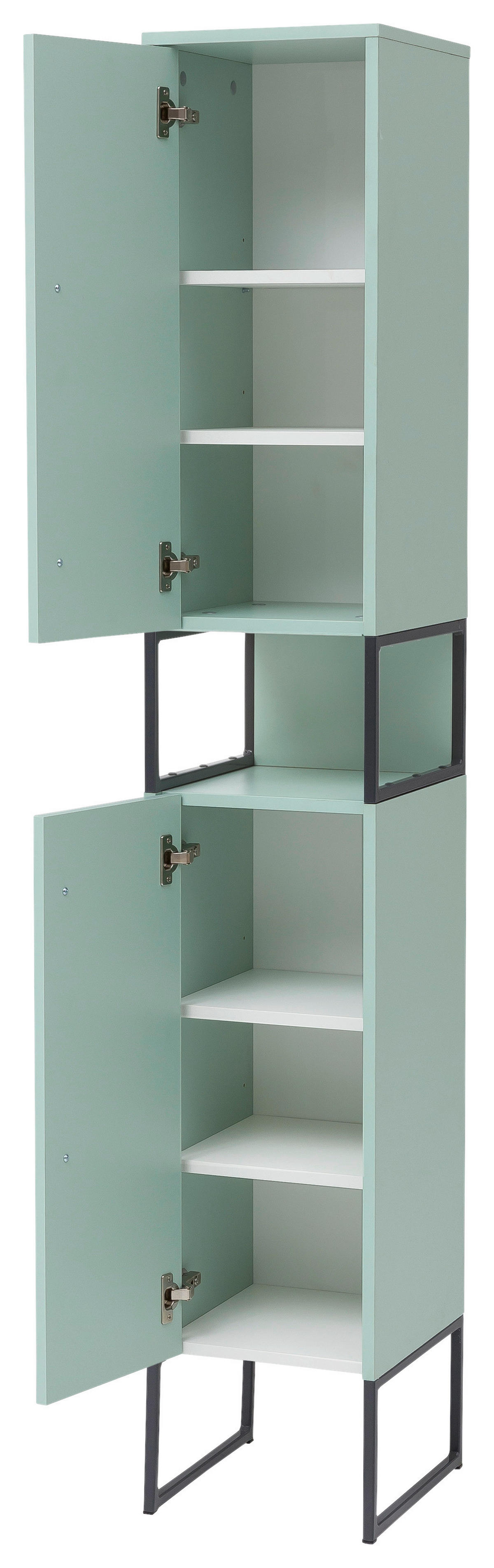 Hochschrank Limone mint B/H/T: ca. 30,4x183,4x33,1 cm Limone - mint (30,40/183,40/33,10cm) - Möbelpartner