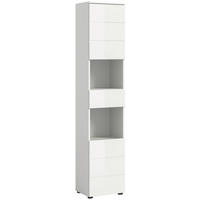 Badhochschrank VIRA weiß weiß Hochglanz B/H/T: ca. 38x190x34 cm VIRA - weiß (38,00/190,00/34,00cm) - xonox.home