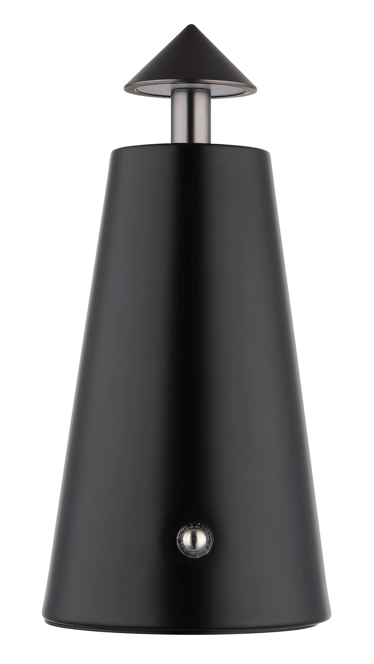 GLOBO LED-Tischleuchte mattschwarz Chrom Metall Kunststoff Stein H/D: ca. 19x9 cm 1 Brennstellen LIVA - Chrom/mattschwarz (9,00/19,00cm) - GLOBO