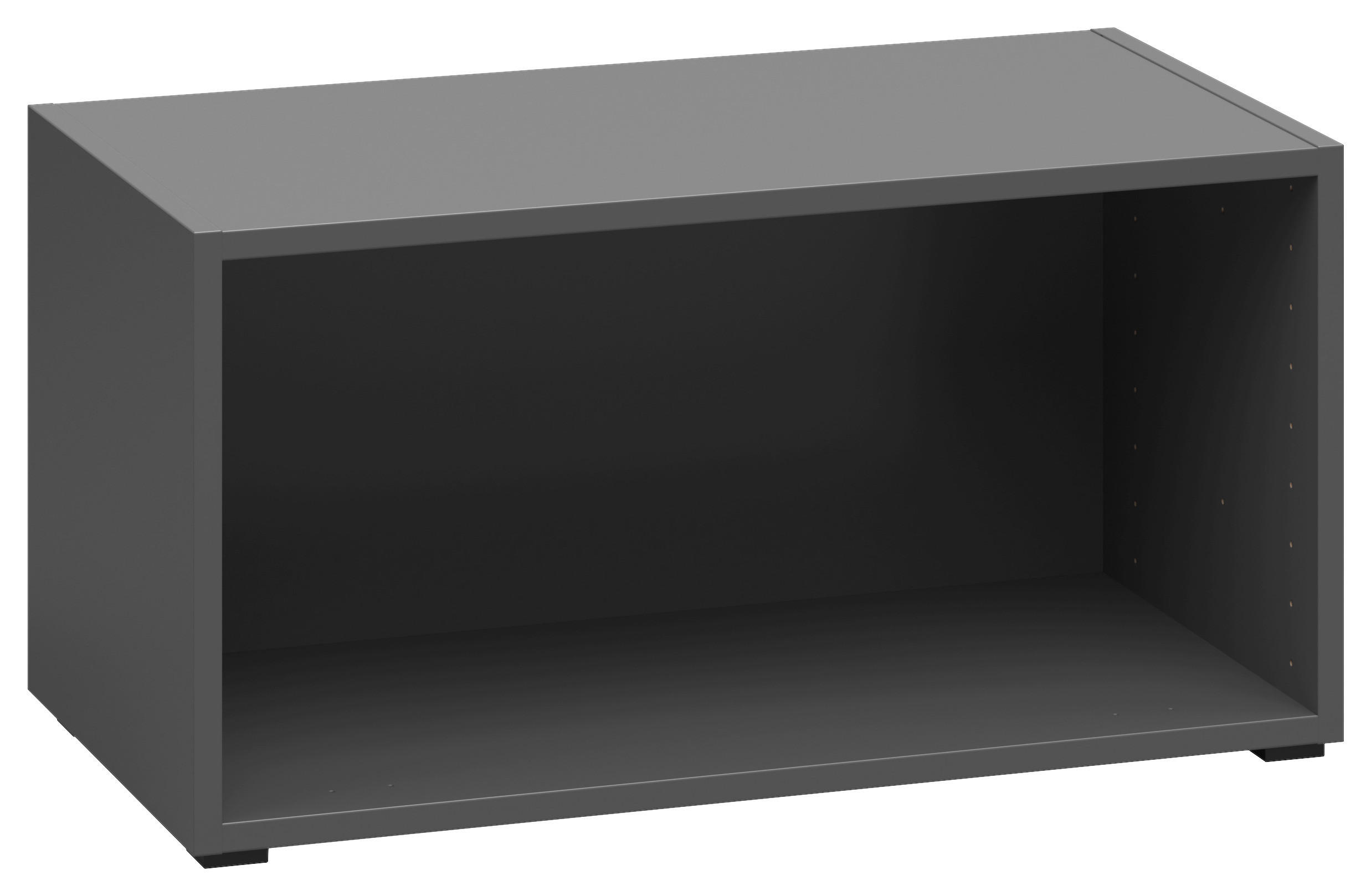 Regal System 64 anthrazit matt B/H/T: ca. 64x32x33 cm System 64 - anthrazit (64,00/32,00/33,00cm)