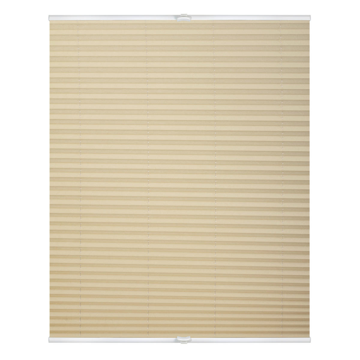 LICHTBLICK Spannplissee creme B/L: ca. 50x130 cm Plissee_Klemmfix - creme (50,00/130,00cm) - LICHTBLICK
