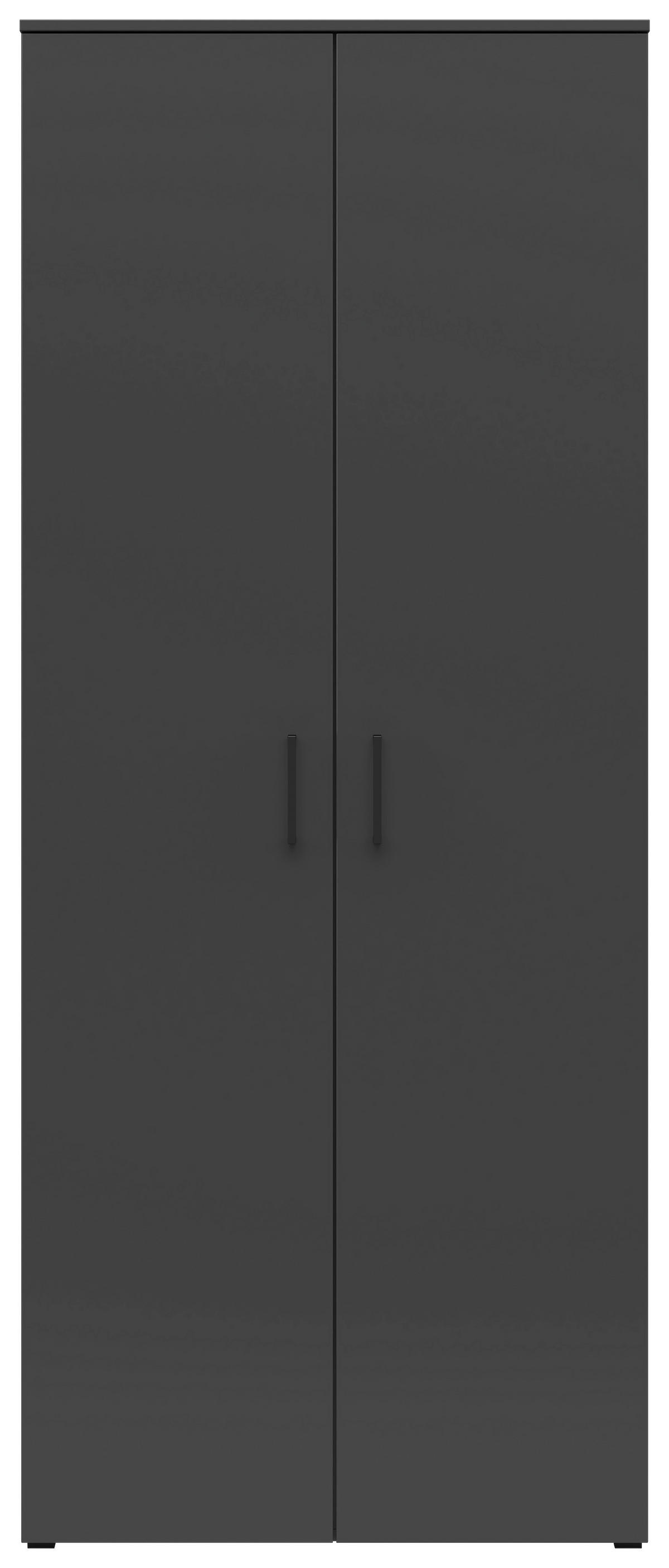Schrank Multi-Stauraum Typ 38 anthrazit B/H/T: ca. 80x195x40 cm Multi-Stauraum Typ 38 - anthrazit (80,00/195,00/40,00cm)