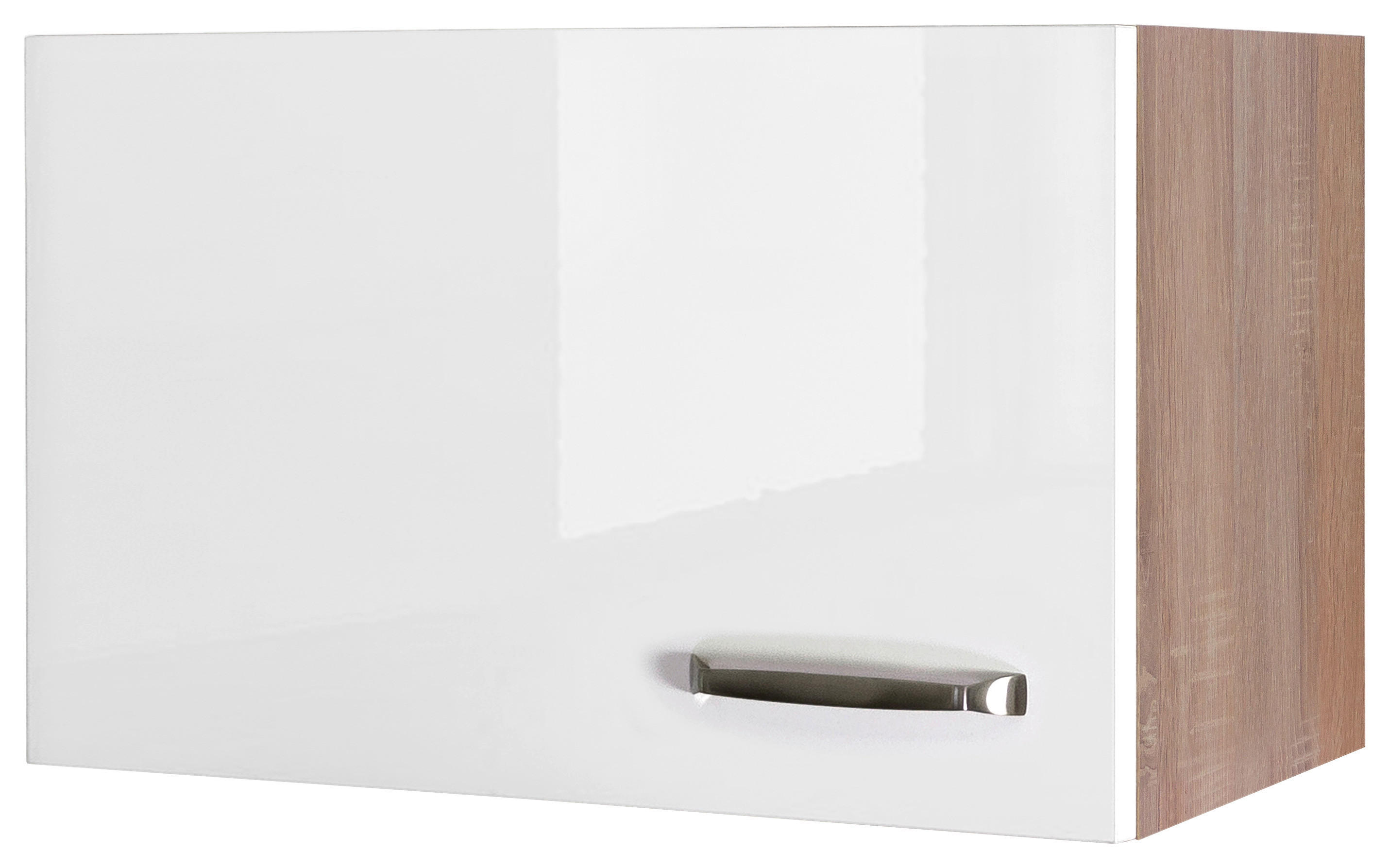 Hängeschrank Valero weiß Hochglanz B/H/T: ca. 60x32x32 cm Valero - Eiche/weiß (60,00/32,00/32,00cm) - Flex-Well