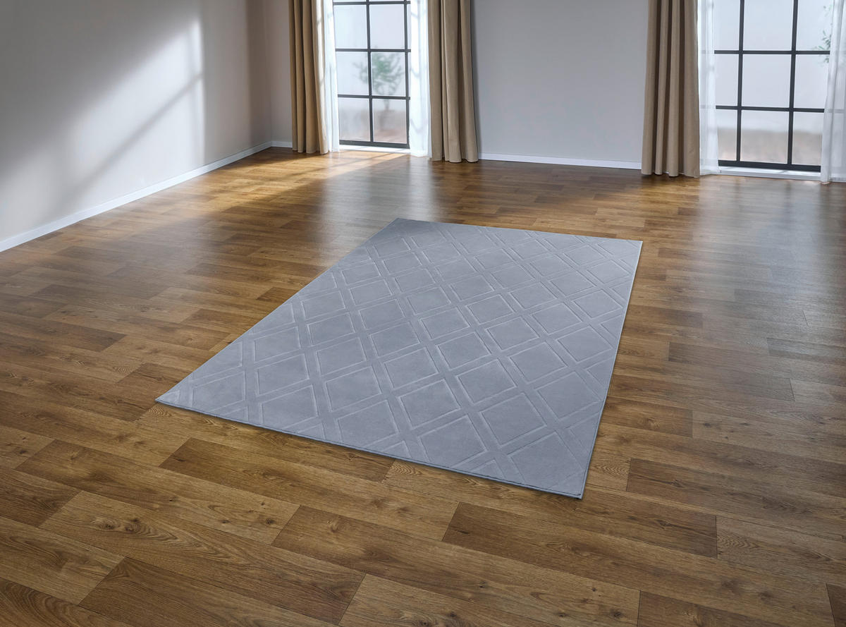 Teppich Monaco silber B/L: ca. 160x230 cm Monaco - silber (160,00/230,00cm)