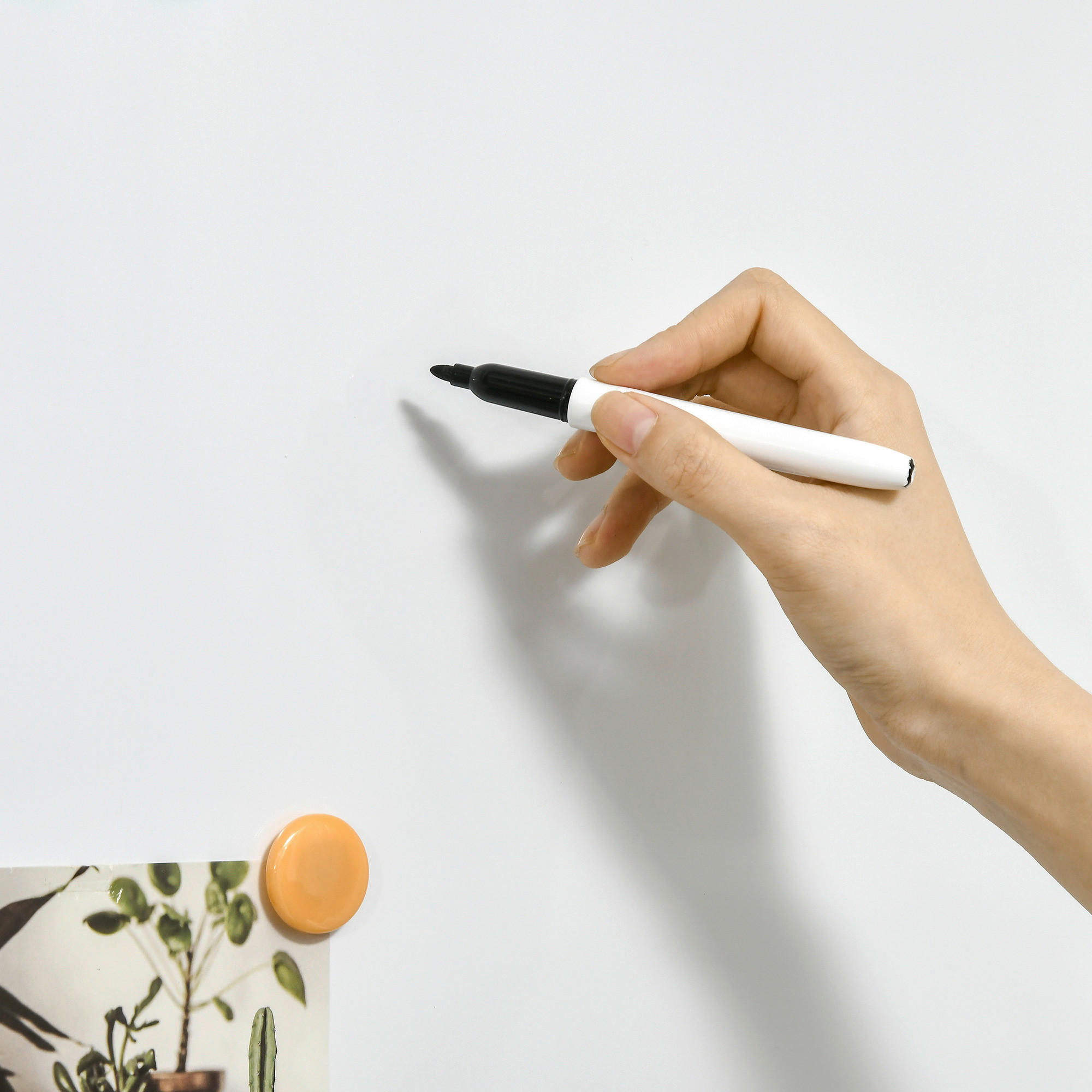 HOMCOM Wandboard Whiteboard - weiß (45,00/1,80/60,00cm) - HOMCOM