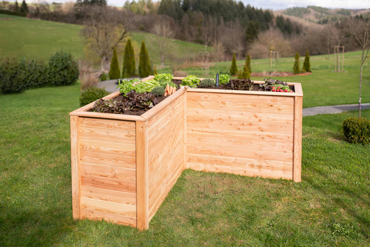 Westmann Hochbeet Klassik L natur Holz B/H/L: ca. 170x84x1705 cm Klassik L - natur (1705,00/170,00/84,00cm) - Westmann