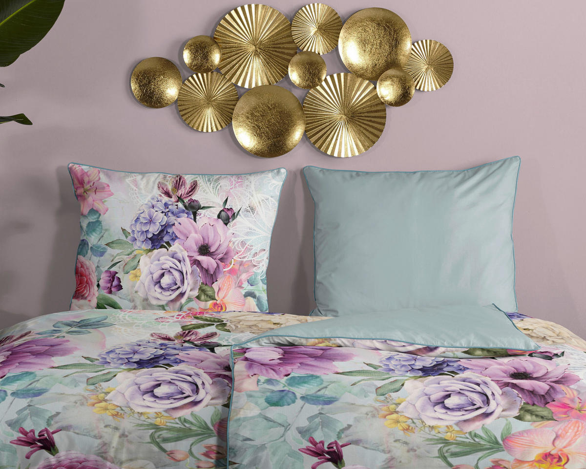 Baumwoll Bettwäsche Anamin Satin Anamin - Multi (135,00/200,00cm) - Descanso