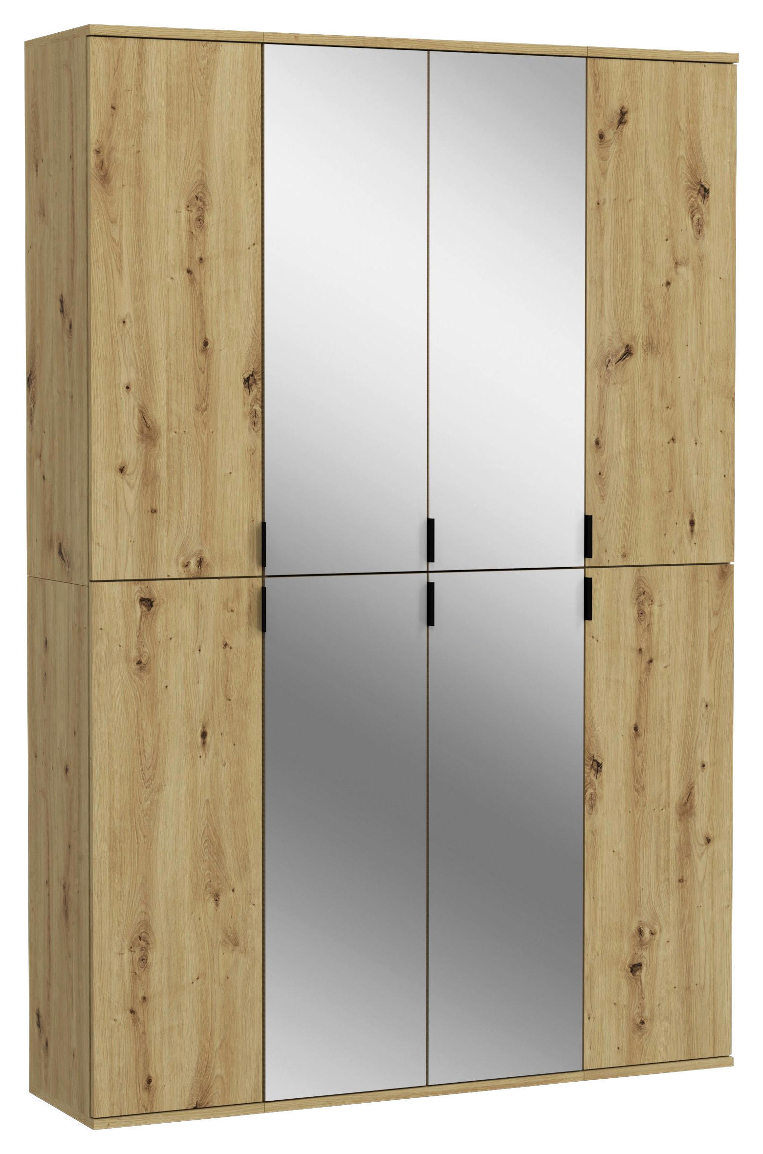 Garderobe PROJEKT Eiche Artisan Nachbildung Spiegel B/H/T: ca. 121x193x34 cm PROJEKT - Eiche (121,00/193,00/34,00cm) - xonox.home