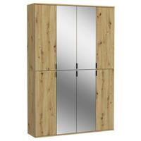 Garderobe PROJEKT Eiche Artisan Nachbildung Spiegel B/H/T: ca. 121x193x34 cm PROJEKT - Eiche (121,00/193,00/34,00cm) - xonox.home
