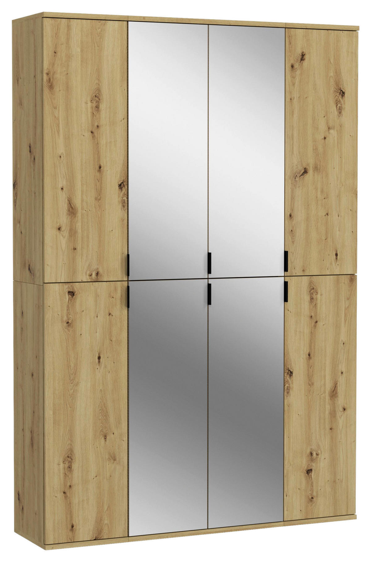 Garderobe PROJEKT Eiche Artisan Nachbildung Spiegel B/H/T: ca. 121x193x34 cm PROJEKT - Eiche (121,00/193,00/34,00cm) - xonox.home