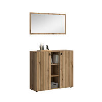 Garderobenset STATION Evoke Oak Nachbildung B/H/T: ca. 106x192x37 cm STATION - (106,00/192,00/37,00cm) - xonox.home