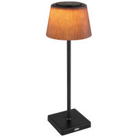 GLOBO LED-Tischleuchte braun mattschwarz Kunststoff Metall H/D: ca. 38x13 cm GREGOIR - braun/mattschwarz (13,00/38,00cm) - GLOBO