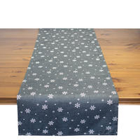 Tischläufer Tischläufer Schneeflocke 40x140cm - rot (40,00/100,00cm)