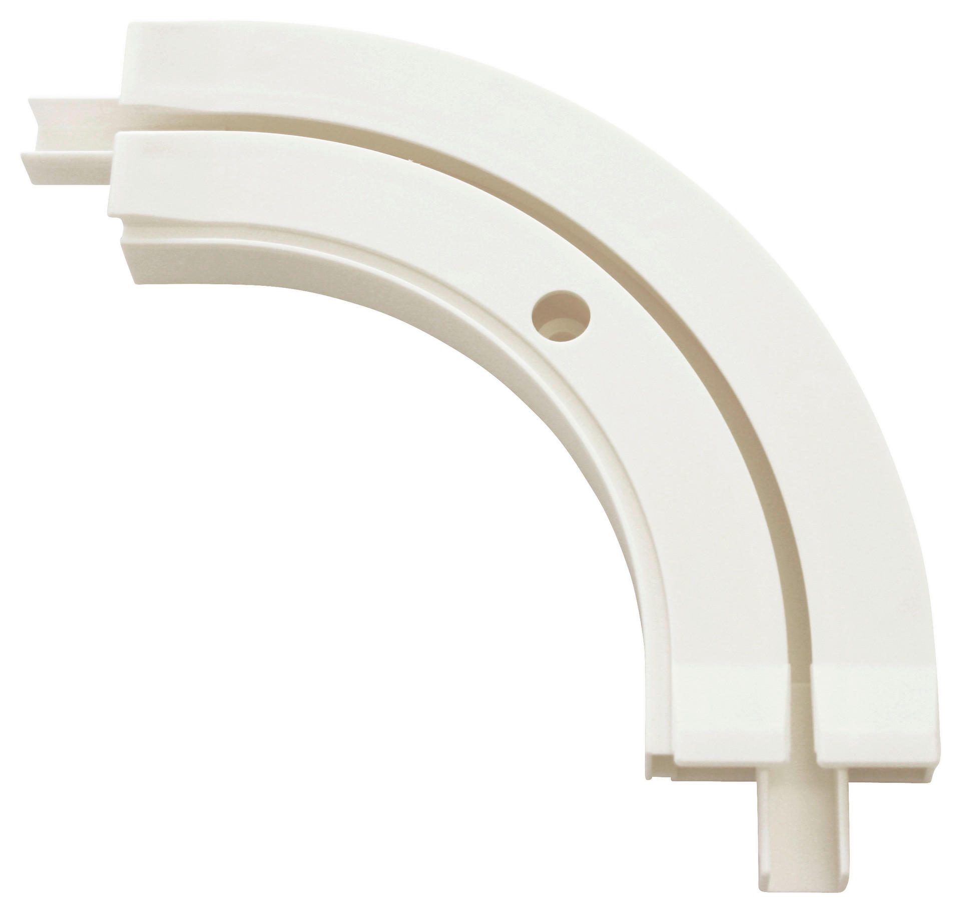 Boviva Erkerbogen weiß Kunststoff 1.0 Läufe Erkerbogen_1lfg. - weiß (13,50/13,50cm) - Boviva