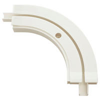 Boviva Erkerbogen weiß Kunststoff 1.0 Läufe Erkerbogen_1lfg. - weiß (13,50/13,50cm) - Boviva