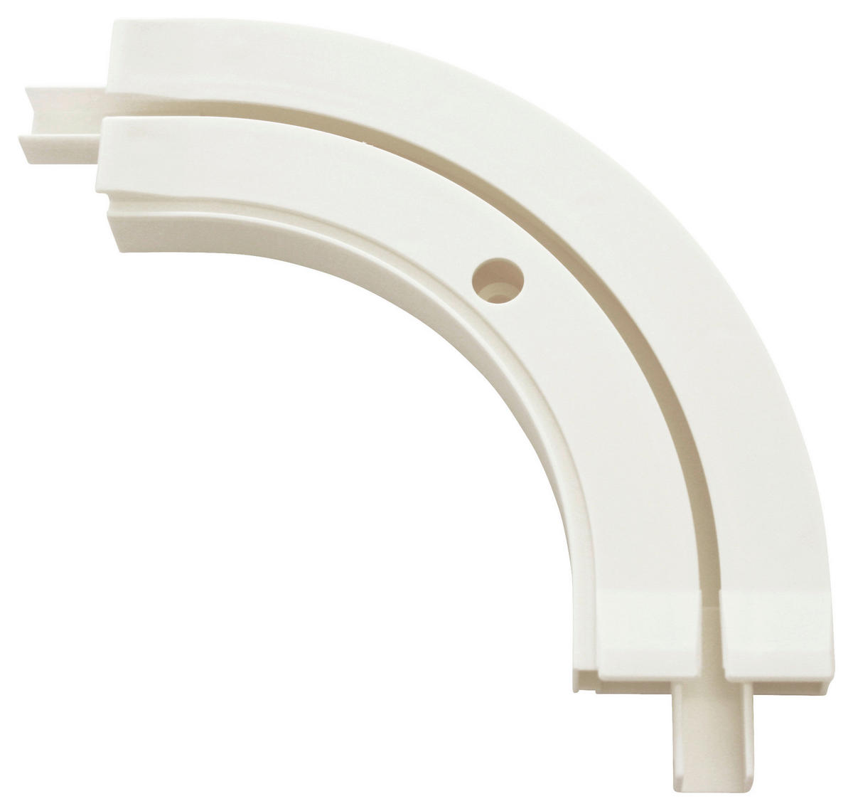 Boviva Erkerbogen weiß Kunststoff 1.0 Läufe Erkerbogen_1lfg. - weiß (13,50/13,50cm) - Boviva