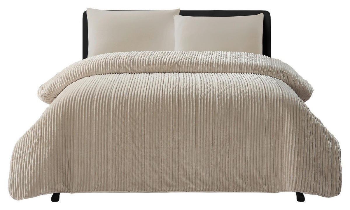 Tagesdecke Tagesdecke_Flanellcord sand - sand (200,00/220,00cm)