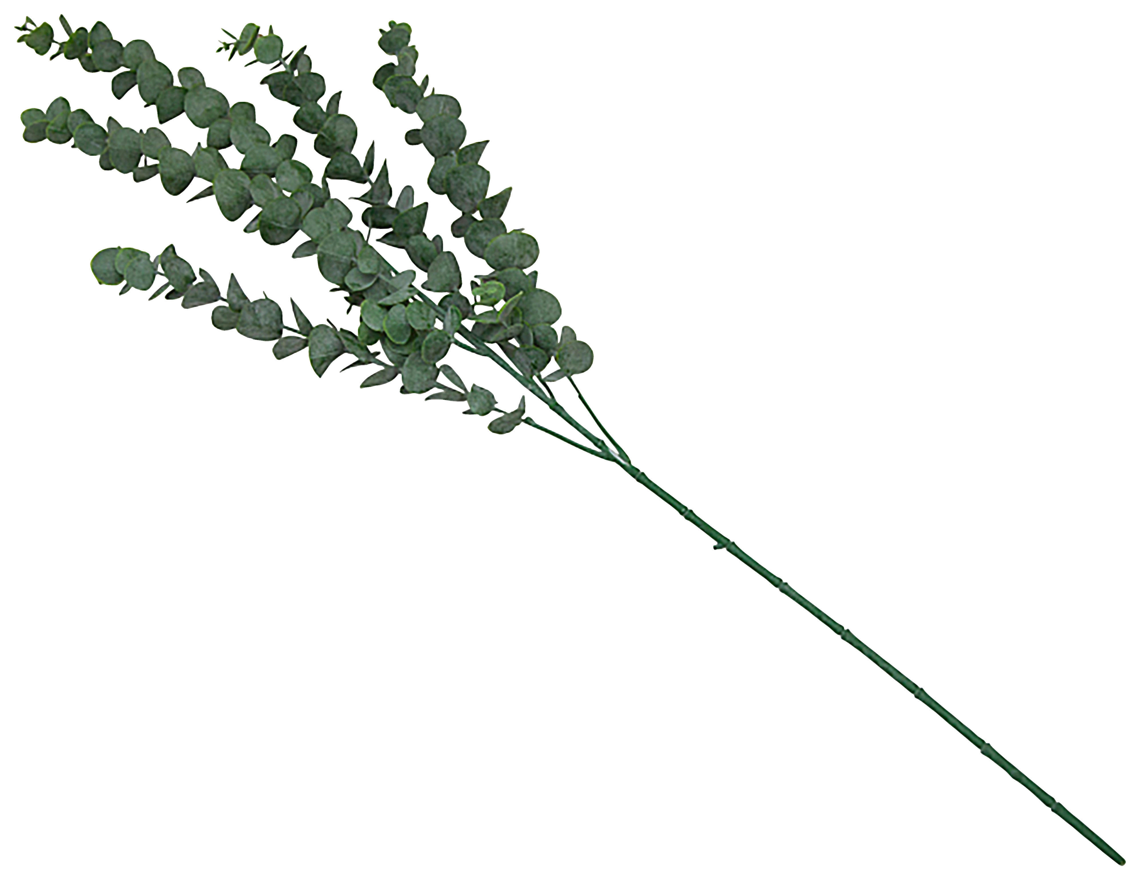 Kunstpflanze grün Kunststoff B/H/L: ca. 13x3x81 cm Eukalyptuszweig - grün (81,00/13,00/3,00cm)