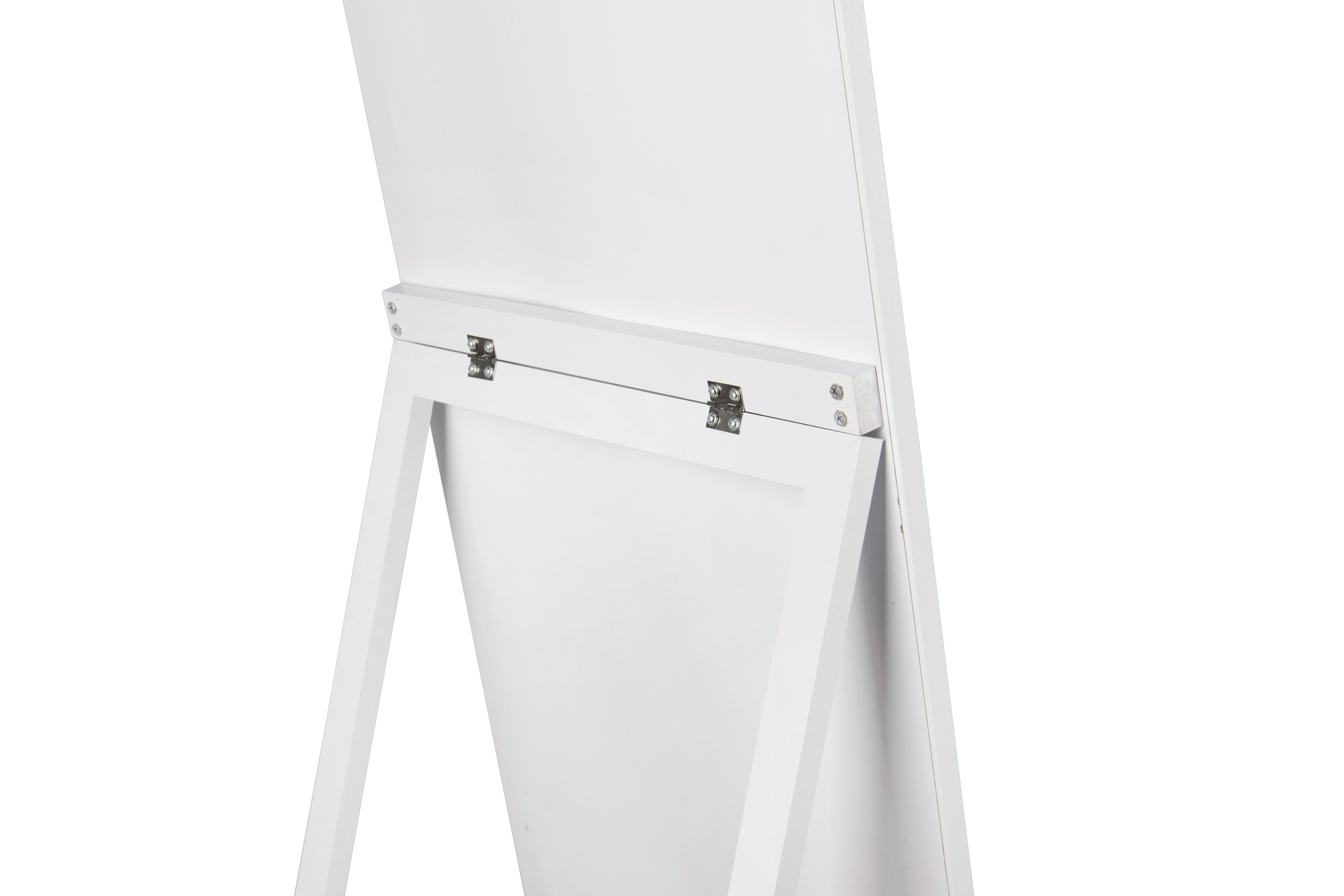 Thumbnail - Standspiegel Scarlett weiß B/H/T: ca. 40x150x2 cm