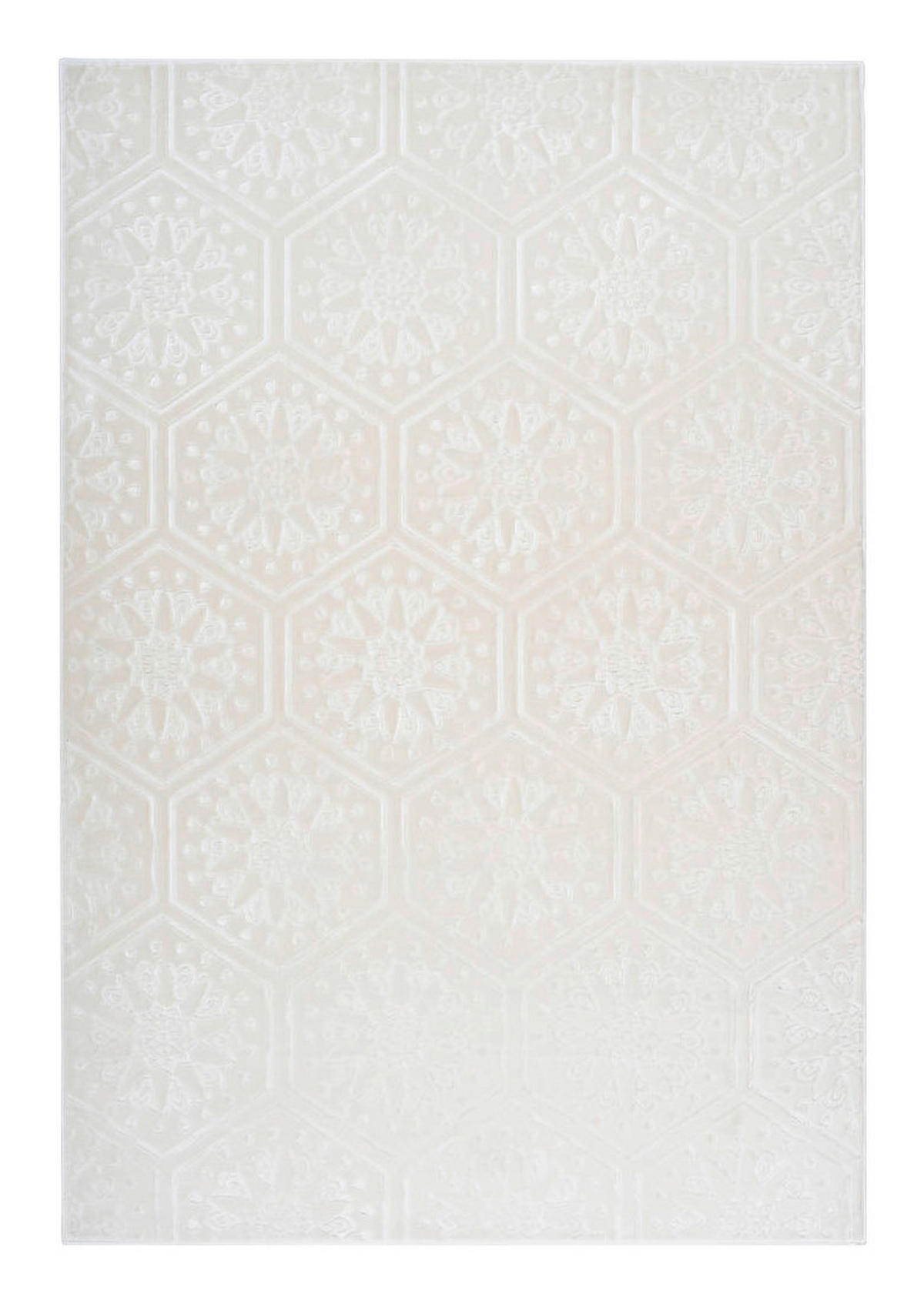 360Living Teppich Monroe weiß B/L: ca. 160x230 cm Monroe - weiß (160,00/230,00cm) - 360Living