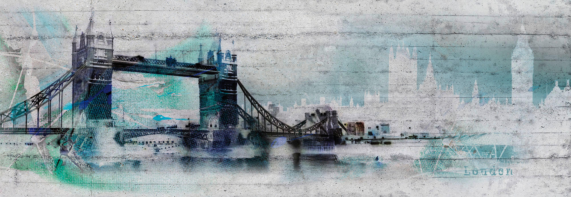 Komar Fototapete London B/L: ca. 368x127 cm günstig online kaufen