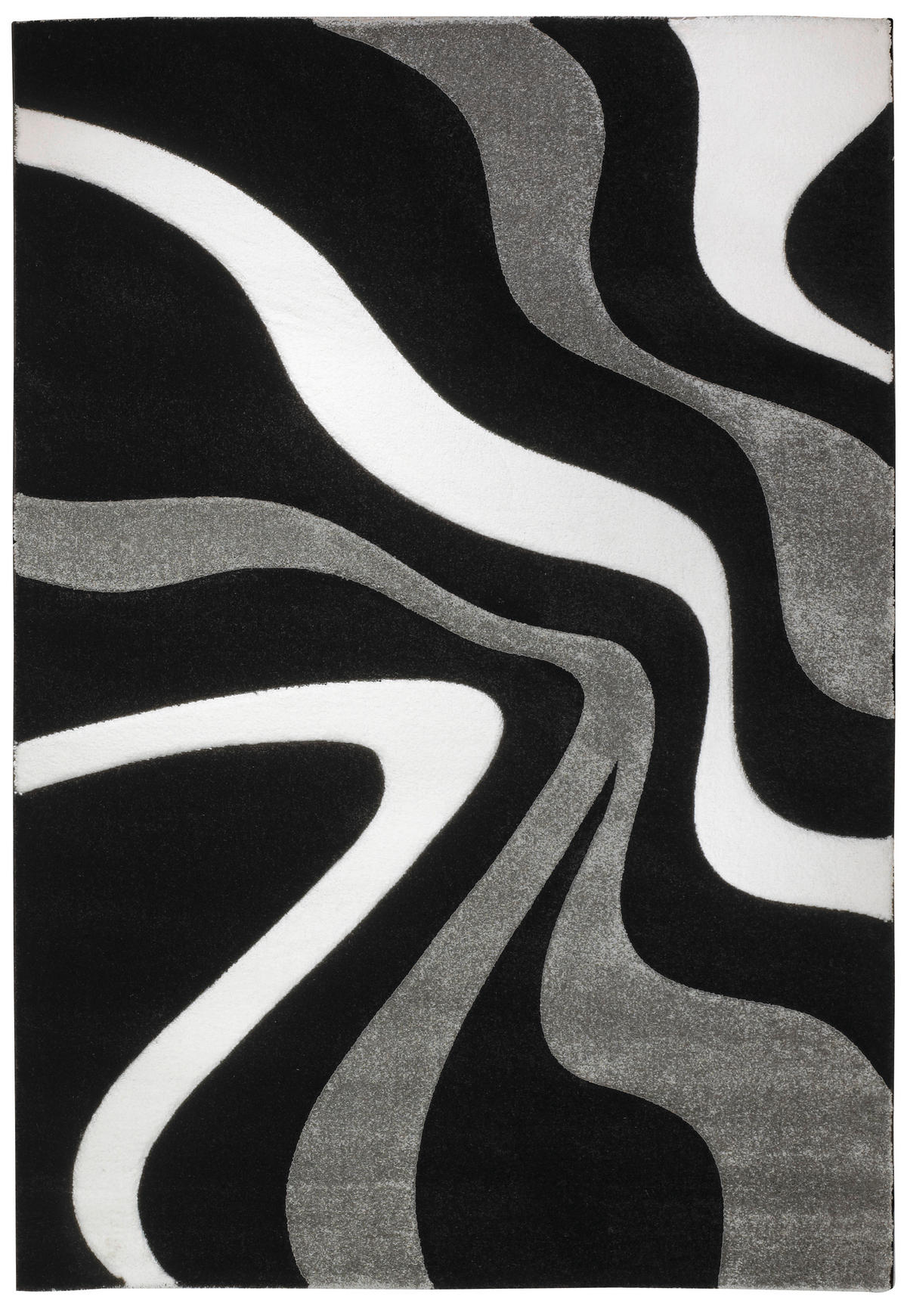 Webteppich Casino schwarz B/L: ca. 160x230 cm Casino - schwarz/grau (160,00/230,00cm)