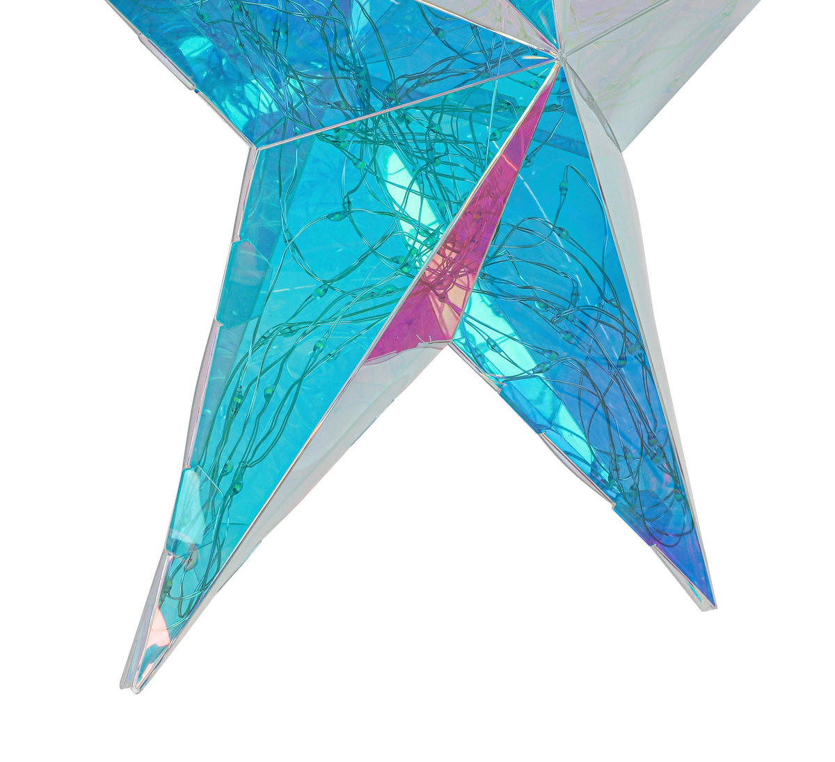 Nolo Dekoleuchte transparent B/H/L: ca. 30x10x30 cm LED-Dekoleuchte_Star - transparent (30,00/30,00/10,00cm) - Nolo