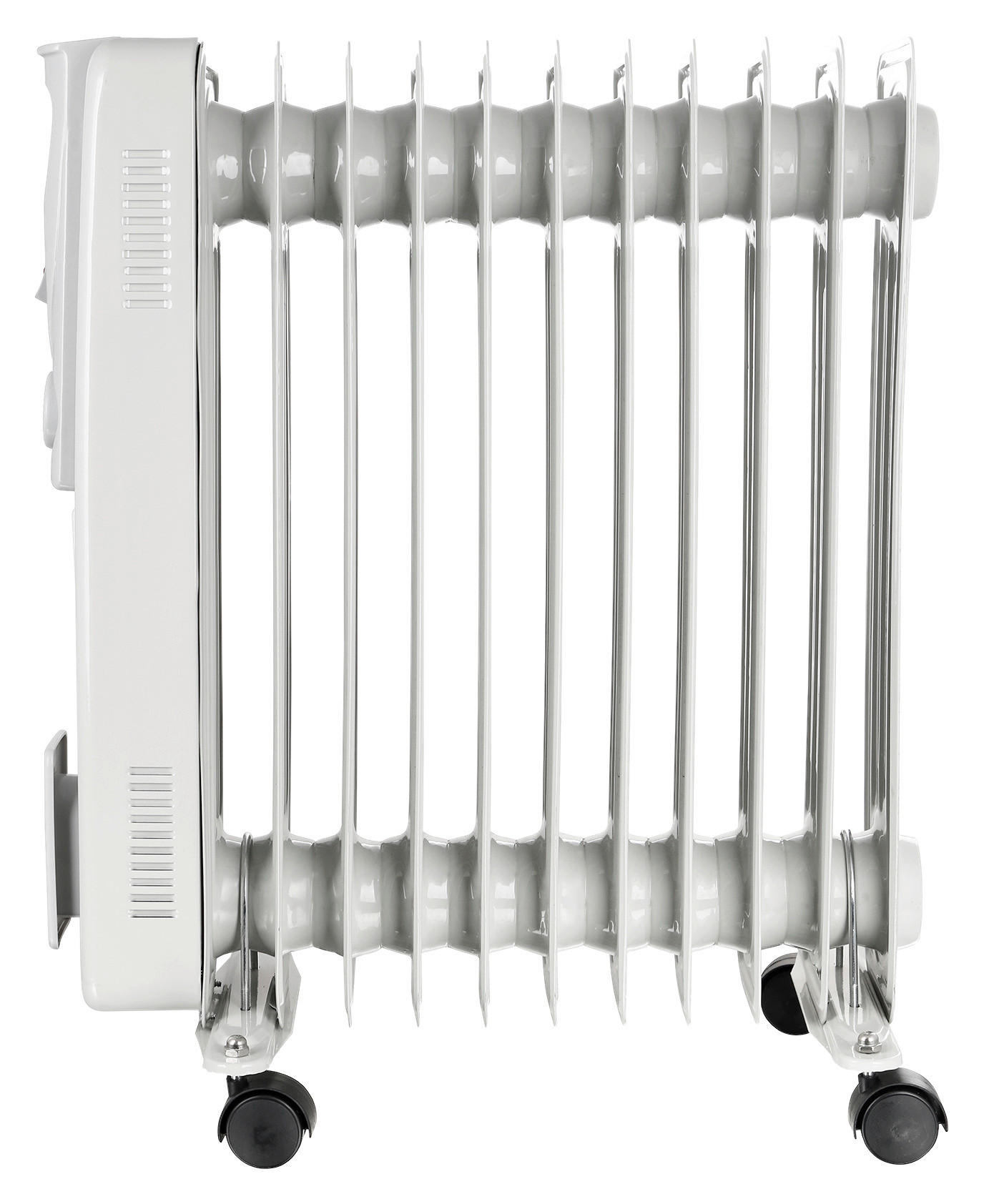 Ölradiator weiß Kunststoff Metall B/H/L: ca. 24x54,5x45 cm ca. 2000 W Ölradiator HO-128422 - weiß (45,00/24,00/54,50cm)