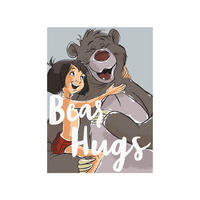 Komar Poster Bear Hug Disney B/L: ca. 50x70 cm Bear Hug - (50,00/70,00cm) - Komar