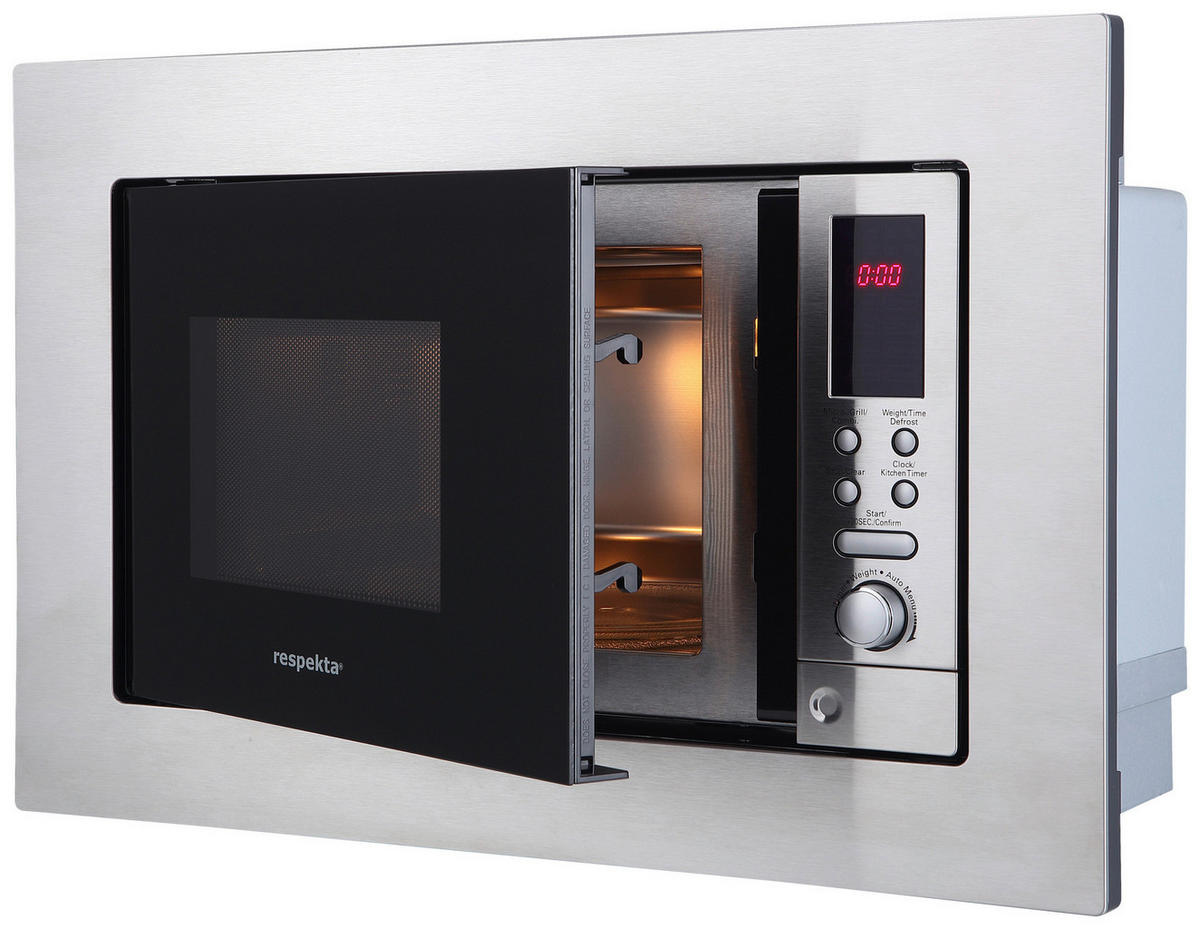 Respekta Küchenblock Premium grau hochglänzend B/H/T: ca. 345x220,5x172 cm Premium - weiß/granit (345,00/220,50/172,00cm) - Respekta