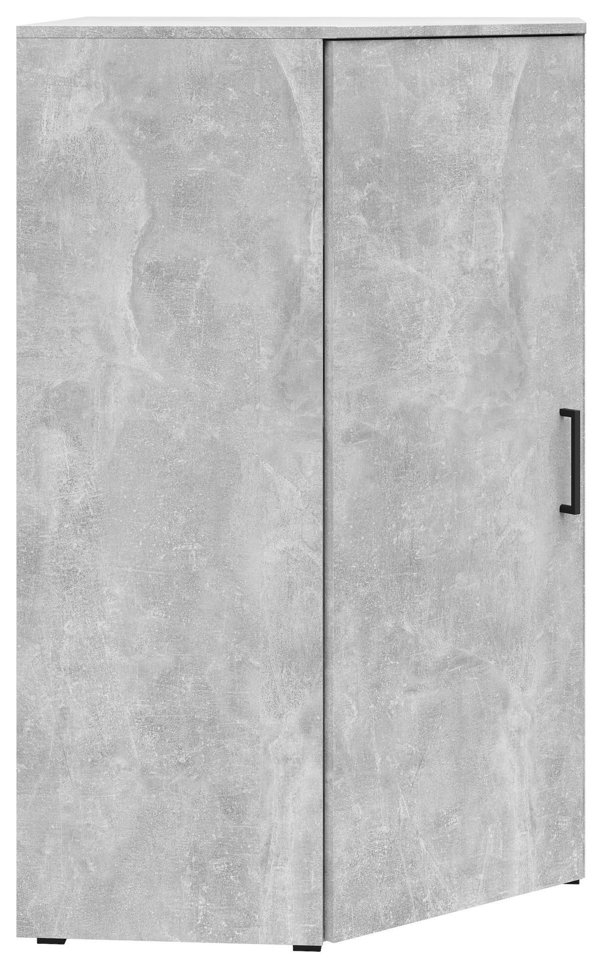 Schrank Multi-Stauraum Typ 42 Beton Optik B/H/T: ca. 101x115x79 cm Multi-Stauraum Typ 42 - Beton (101,00/115,00/79,00cm)
