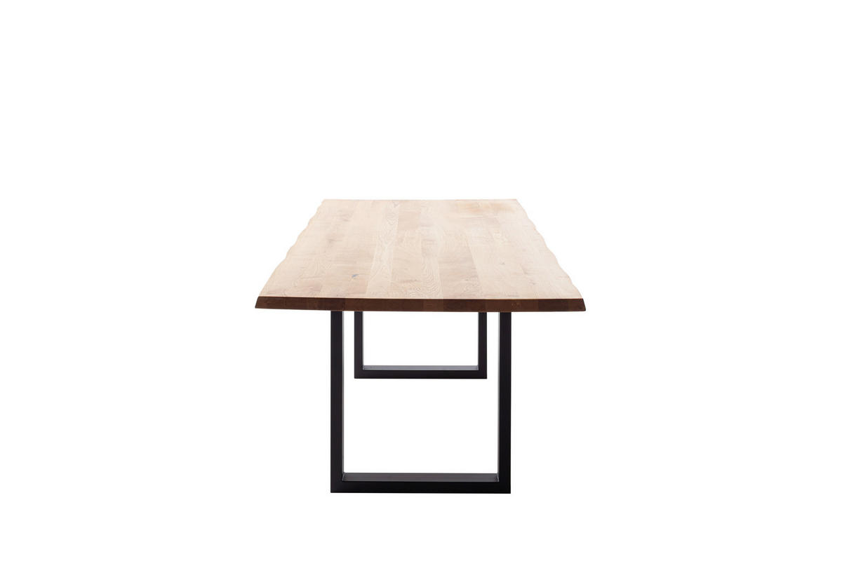 Esstisch Deba natur schwarz B/T: ca. 200x100 cm Deba - natur/schwarz (200,00/100,00cm)
