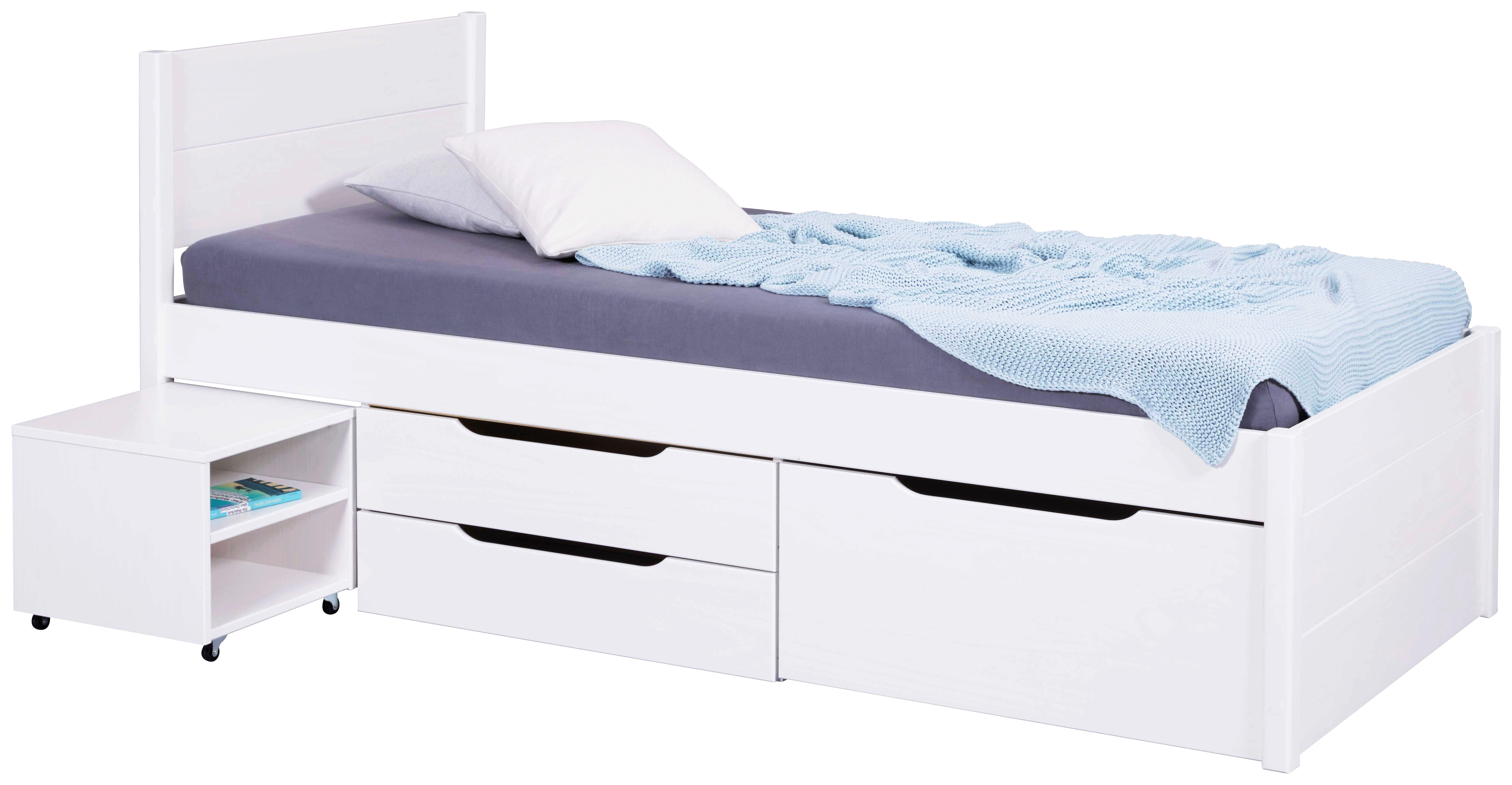 Funktionsbett Efetivo weiß Efetivo - weiß (209,00/96,30/90,00cm) - Inter Link