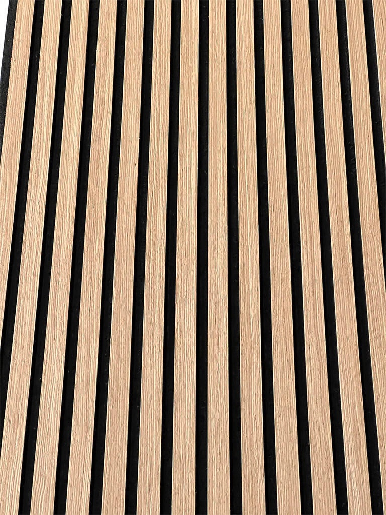 Wand-und Akustikpaneel braun L/B/H: ca. 104x52x1 cm pro Stück Akustikpaneel 52x104 Oiled Oak - braun (104,00/52,00/1,00cm)