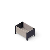 UPYARD Hochbeet MODERN grau Holz B/H/L: ca. 36x32x58 cm MODERN - grau (58,00/36,00/32,00cm) - UPYARD