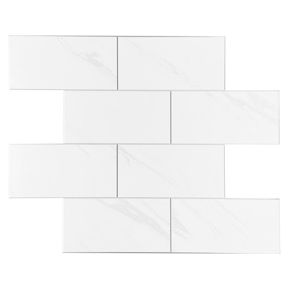 Wandfliesen weiß B/L: ca. 30,5x30,5 cm Wandfliese_d-c-fix_selbstklebend - weiß (30,50/30,50cm)