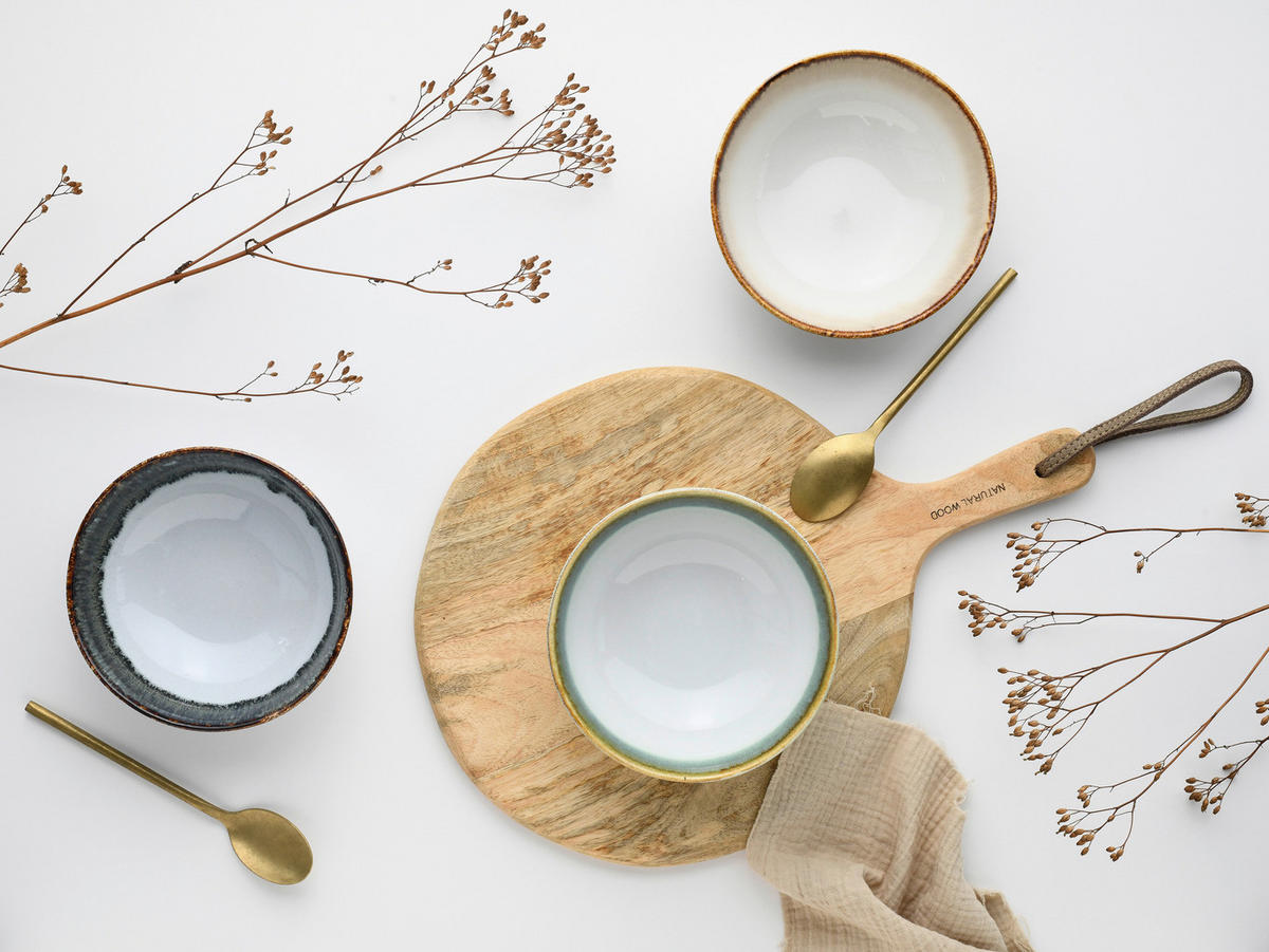 CreaTable Müslischalenset Cascade Bowls Mix Smoothie bunt Steinzeug Cascade Bowls Mix Smoothie - bunt - CreaTable