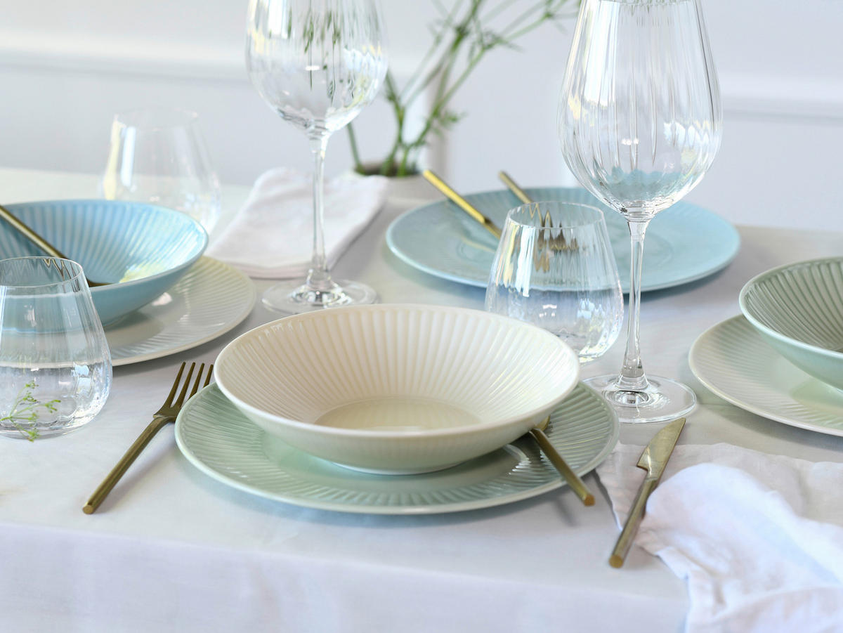 CreaTable Tafelservice Valencia bunt Porzellan 12 tlg. Valencia - bunt - CreaTable
