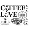 Dekosticker Kaffee schwarz B/L: ca. 50x70 cm 2 tlg. Dekosticker Coffee Love - schwarz (50,00/70,00cm)