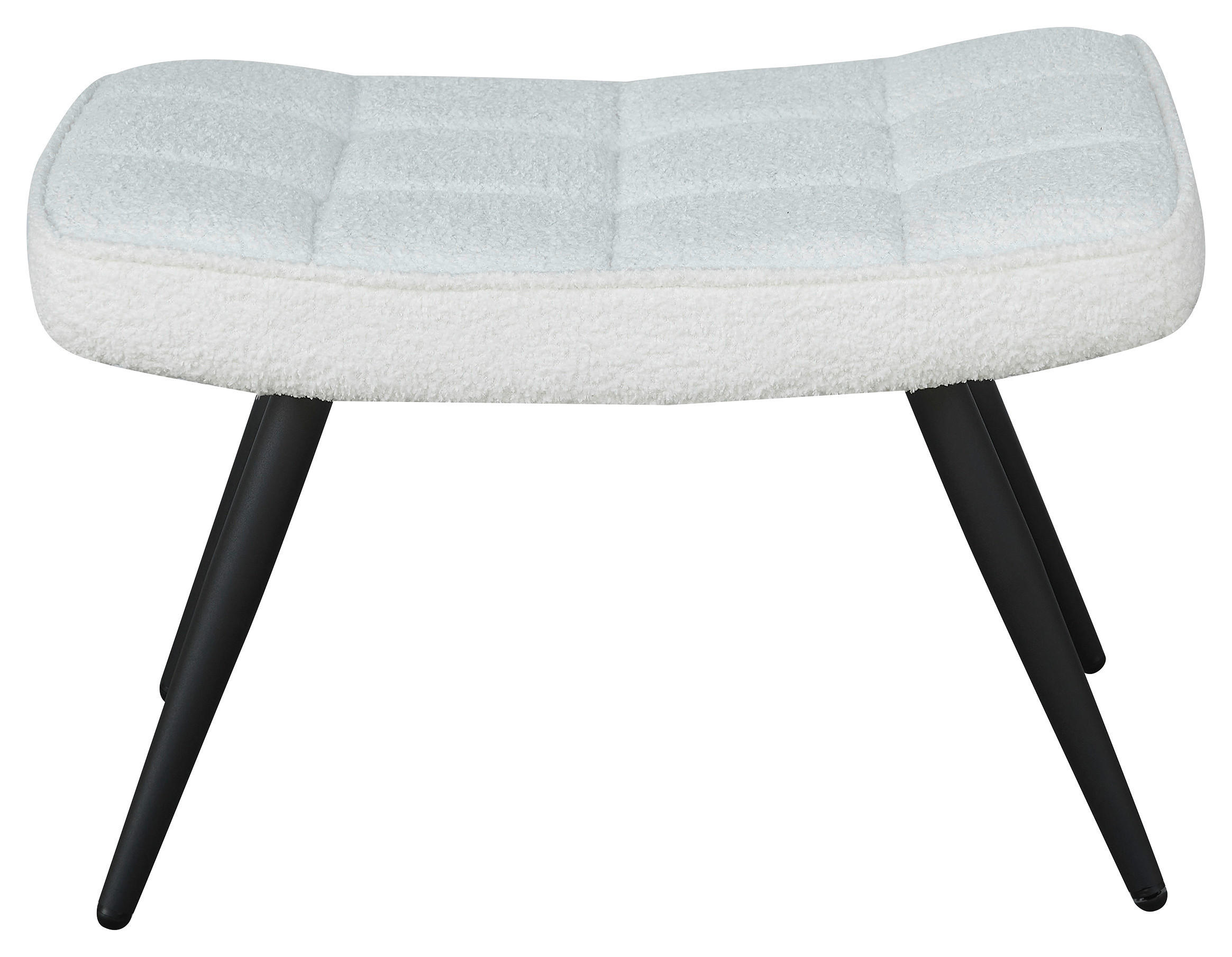 byLIVING Hocker UTA weiß B/H/T: ca. 60x39x41 cm UTA - weiß (60,00/39,00/41,00cm) - byLIVING