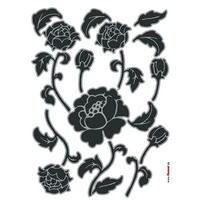 Komar Wandtattoo Tiffany Blumen Tiffany B/L: ca. 50x70 cm Tiffany - (50,00/70,00cm) - Komar