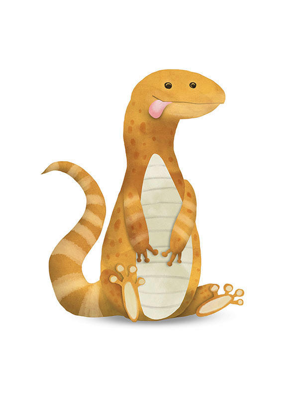 Komar Wandbild Cute Animal Lizard günstig online kaufen