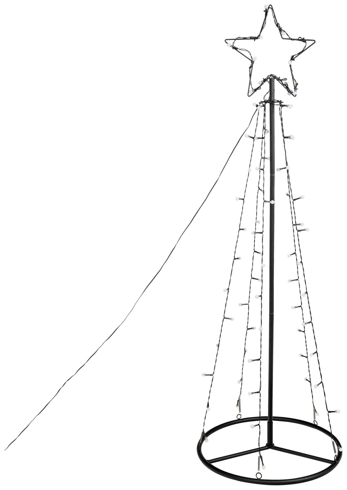 LED-Weihnachtsbaum LED_Weihnachtsbaum - schwarz (38,00/100,00cm)