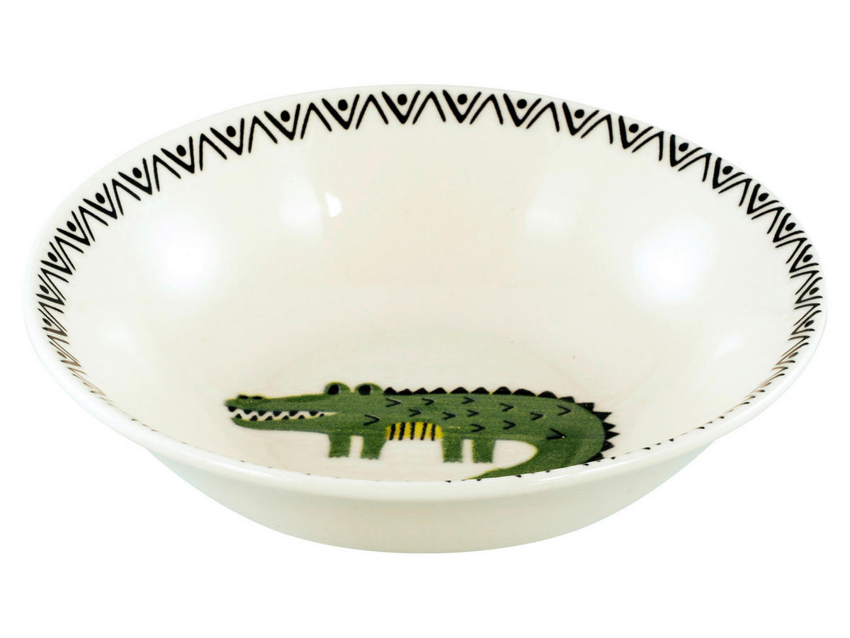 CreaTable Mehrzweckschalen Safari mehrfarbig Steinzeug D: ca. 18,6 cm Safari - mehrfarbig (18,60cm) - CreaTable
