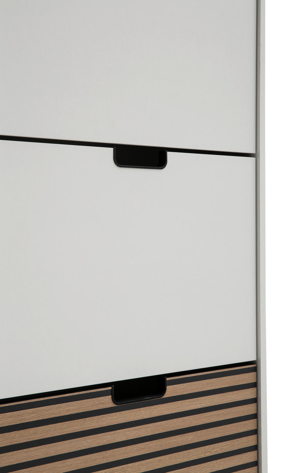 Schuhkipper Ryker weiß matt B/H/T: ca. 59,8x124x19,5 cm Ryker - weiß (59,80/124,00/19,50cm) - Möbelpartner